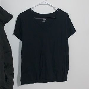 Black V-neck